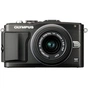 Цифровий фотоапарат Olympus E-PL5 DZK 14-42 mm + 40-150 mm Flash Air black (V205042BE010) - зменшене зображення 1