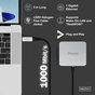 Дата кабель USB-C to RJ45 Ethernet 3.0m CAT 6A S/FTP 1Gbps LSZH Digitus (AK-300601-030-S) - уменьшенное изображение 5