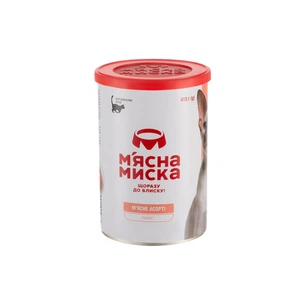 Паштет для котів М'ясна Миска асорті 415 г (4820255190273) зображення 1