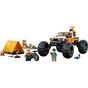 Конструктор LEGO City Пригоди на позашляховику 4x4 252 деталі (60387) - зменшене зображення 2