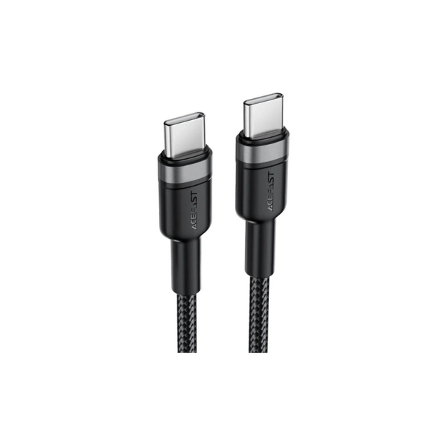 Дата кабель USB-C to USB-C 1.2m 60W black Acefast (6974316285137) - зображення 1