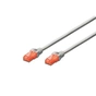 Патч-корд Digitus 0.5м, CAT 6 UTP, AWG 26/7, Cu, LSZH (DK-1617-005) - зменшене зображення 1