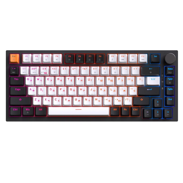 Клавиатура беспроводная GamePro Asgard Valhalla QLAB Sakura Switch Black (MK160-B-QS-PRO) - изображение 15