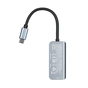 Концентратор 2E USB-C 4-in-1 1xUSB 3.0 + 1xUSB-C PD + HDMI 0.14m gray (2E-W2680) - уменьшенное изображение 5