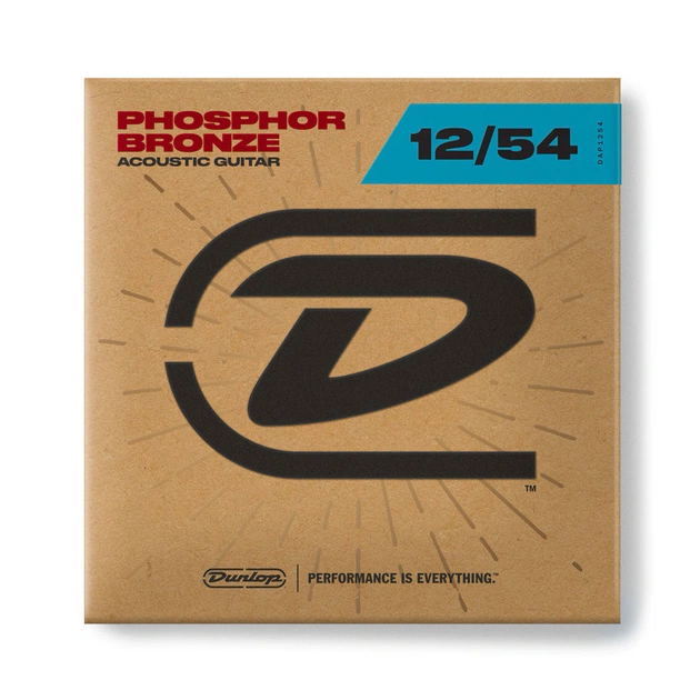 Струни для гітари Jim Dunlop Phosphor Bronze Acoustic Guitar Strings (12-54) (DAP1254) - picture 4