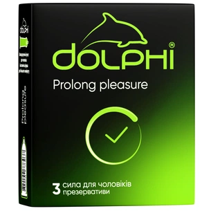 Презервативи Dolphi Prolong Pleasure 3 шт. (4820144773037) picture 1