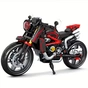 Конструктор мотоцикл Technic Street Motorcycle CRF300CC Black/Red (K2227) - уменьшенное изображение 1