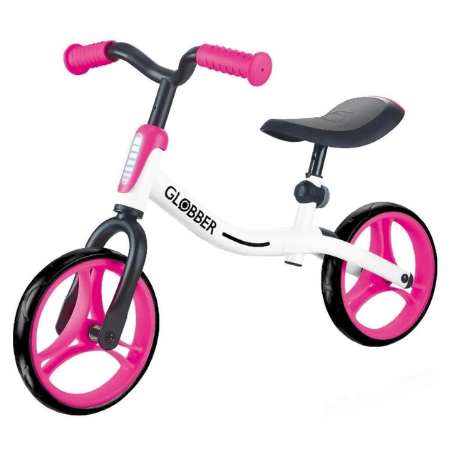 Біговел Globber серії Go Bike білий-червоний до 20 кг 2+ (610-162) - изображение 1