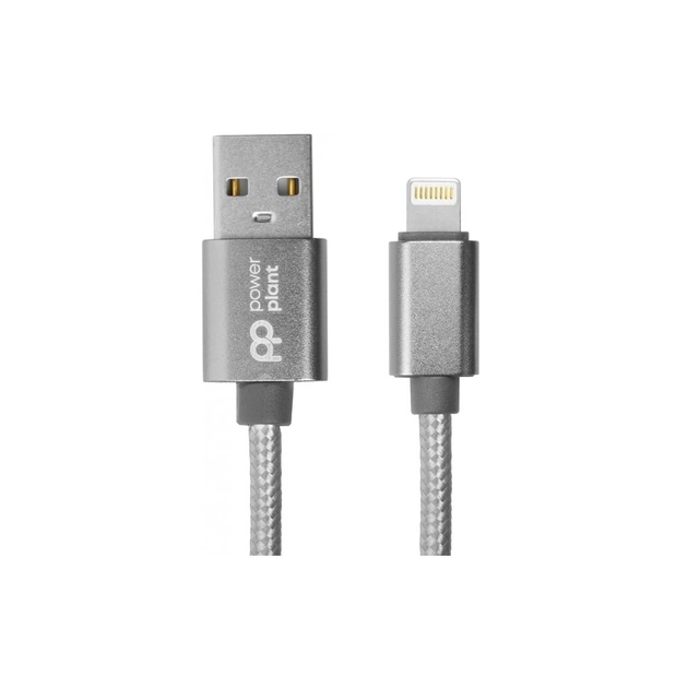 Дата кабель USB 2.0 AM to Lightning 1.0m PowerPlant (CA912322) - зображення 1