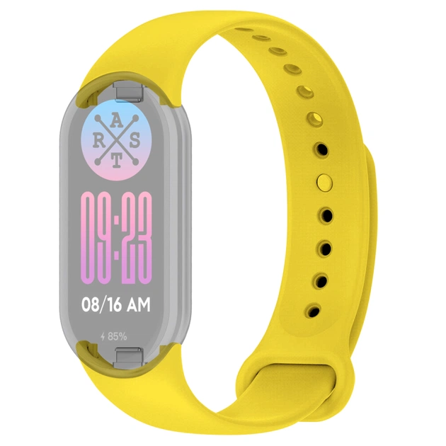 Ремінець до фітнес браслета Armorstandart для Xiaomi Smart Band 10/9/8 Yellow (ARM86917) - зображення 1