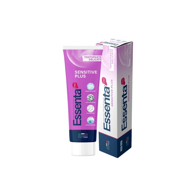 Зубна паста Essenta Pro Sensitive Plus 75 мл (8031447500084) - зображення 1