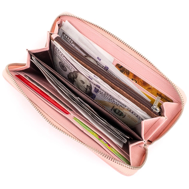 Гаманець ST Leather Рожевий (19297) - зображення 8