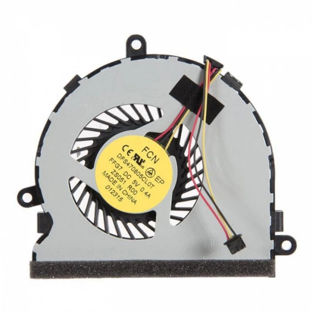 Вентилятор ноутбука Dell Inspiron 15R/17R/Pavilion 15-G/15-R/245 G3 DC(5V,0.4A) 3pin (DC28000C8F0/074X7K/i15RV-1667BLK/AB7205HX-GC1) - изображение 1