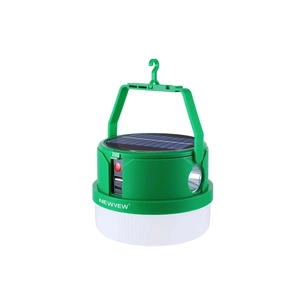 Ліхтар NEWVEW NV-E972 50W Solar Panel 2400mAh Green (NWVW-NV-E972-GN) зображення 1