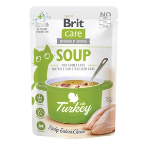Вологий корм для кішок Brit Care Soup Turkey суп з індичкою 75 г (8595602569199) зображення 1