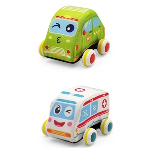 Розвиваюча іграшка Iggy Ziggy М'які машинки 2 шт (3858894675494) зображення 1