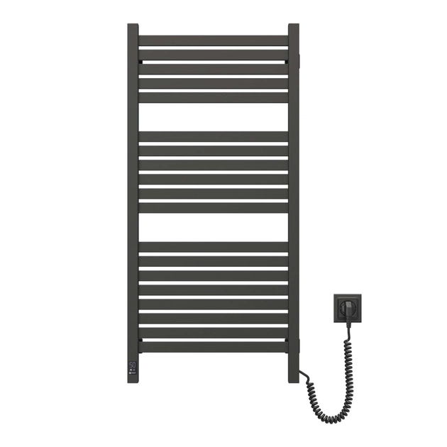 Сушарка для рушників Navin Авангард Х 1000х480 Wi-Fi правобічна чорний муар (12-272055-4810) - зображення 4