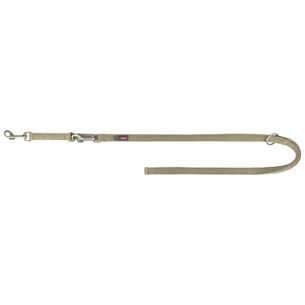 Повідець для собак Trixie Premium регульований двошаровий M-L 2 м 20 мм пісочний (4053032673533) зображення 1