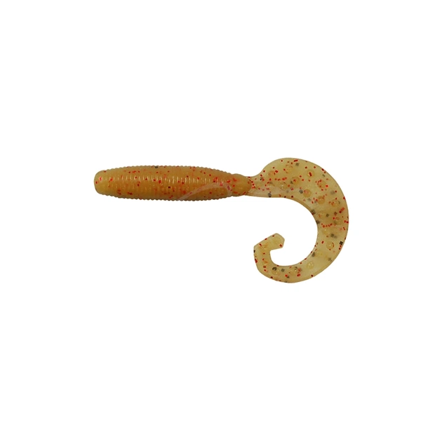 Силікон рибальський Reins FAT G TAIL GRUB 3" B09 Smoke Mustard 10шт (1552.00.52) - зображення 1