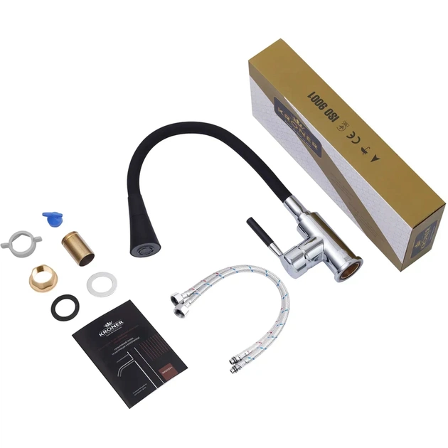 Змішувач Kroner Kuche-C132BLK (CV033126) - picture 8