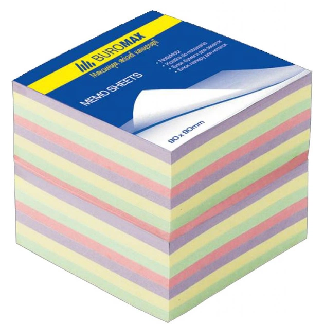 Бумага для заметок Buromax DECOR 90х90х70мм, unglued (BM.2289) - изображение 1