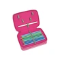 Пенал Cool For School 2 відділення з відворотами Рожевий (CF87274) - зменшене зображення 3