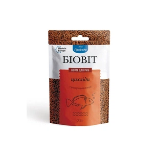 Корм для риб Природа Біовіт «Цихліди» 25 г (для м'ясоїдних цихлід) (4823082404681) зображення 1