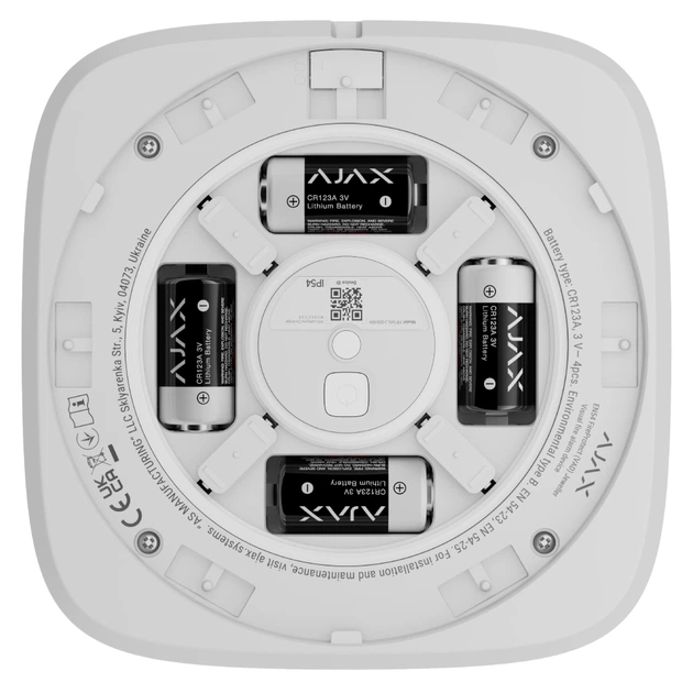 Сирена Ajax EN54 FireProtect (VAD) white - picture 4