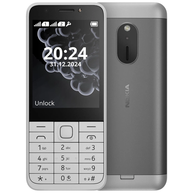 Мобільний телефон Nokia 230 DS 2024 White - зображення 1