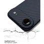 Чохол до мобільного телефона BeCover FIBRA Carbonite MagSafe Apple iPhone 17 Air Black (715407) - зменшене зображення 4