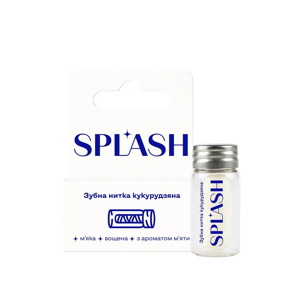 Зубная нить Splash Кукурузная 30 м (4820266833039) - изображение 1