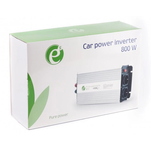 Автомобільний інвертор EnerGenie 12V/220V 800 Вт (EG-PWC-044) - зображення 4