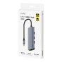 Концентратор Cudy USB-C 6-in-1 1xHDMI 4K + 1xUSB-C + 1xUSB 3.0 5Gbps + 2xUSB 2.0 (UH606) - уменьшенное изображение 2