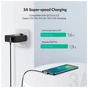 Дата кабель USB 2.0 AM to USB-C 3.0m 3A 90° corner US176 black Ugreen (70875) - зменшене зображення 8