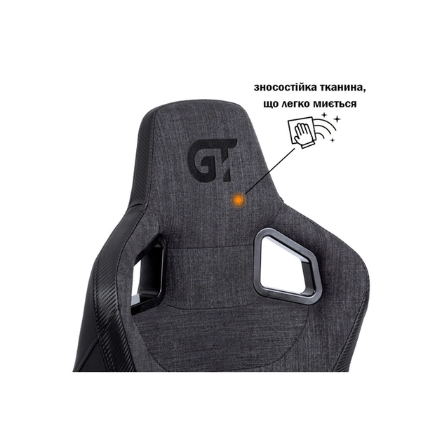 Крісло ігрове GT Racer X-8005 Dark Gray/Black - зображення 6