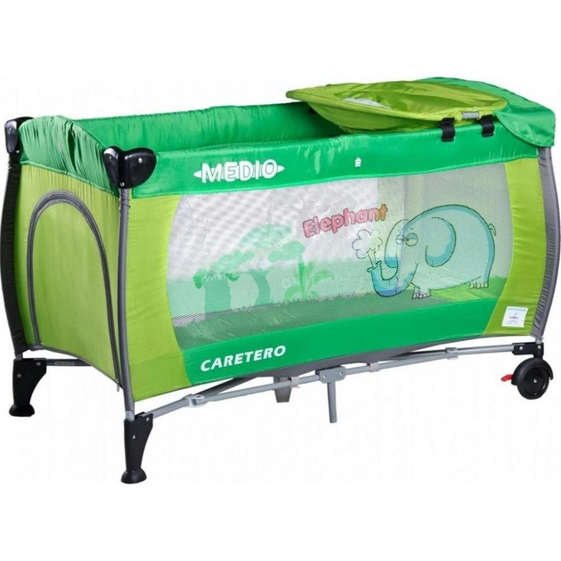 Дитячий манеж Caretero Medio Classic Green (19422) - изображение 1