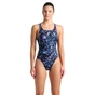 Купальник Arena Rockin Swimsuit Swim Tech Mult 008159-889 чорний, синій, фіолетовий 36 (3468337406501) - зменшене зображення 1