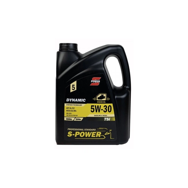 Моторное масло S-POWER DYNAMIC TSi 5W-30 5л - изображение 1