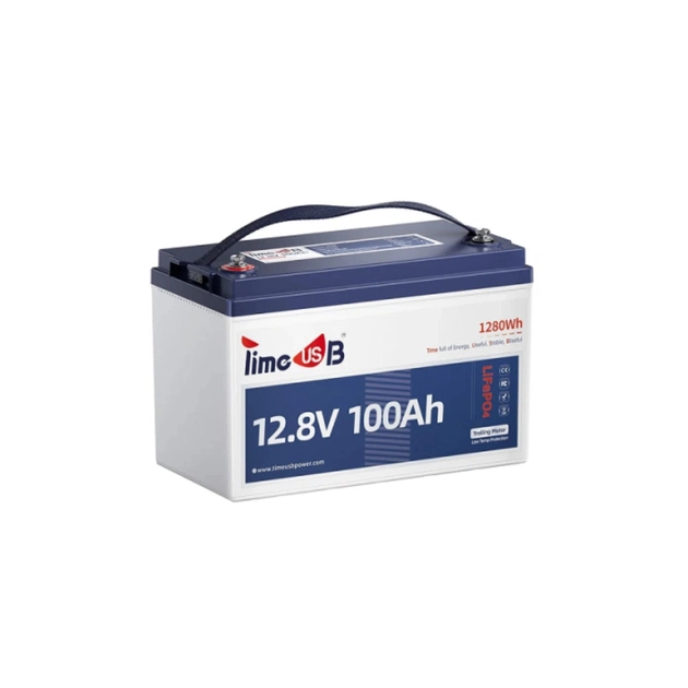Батарея LiFePo4 Timeusb 12.8V 100Ah Low-Temp 1280Wh BMS 100A (T12V100-100-TM-4-A100) - изображение 1