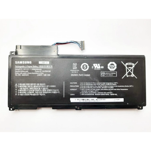 Акумулятор до ноутбука Samsung SF510 AA-PN3VC6B, 61Wh (5500mAh), 6cell, 11.1V, Li-Pol (A47622) - изображение 1