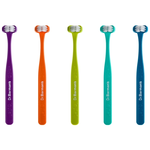 Детская зубная щетка Dr. Barman's Superbrush (Dentaco AG), 9603210000, тристороння (від 0-6 років), бірюзова (8.121/6) - изображение 3