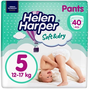 Підгузки Helen Harper Soft&Dry Junior Розмір 5 (12-17 кг) 40 шт (5411416031741) (271442) зображення 1