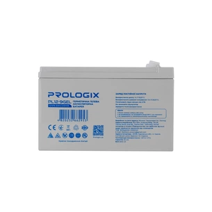 Батарея до ДБЖ Prologix 12V-9Ah GEL (PL12-9GEL) зображення 1