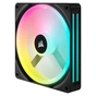 Кулер до корпусу Corsair iCUE Link QX140 RGB PWM PC Fans Starter Kit with iCUE LINK System Hub (CO-9051004-WW) - зменшене зображення 2