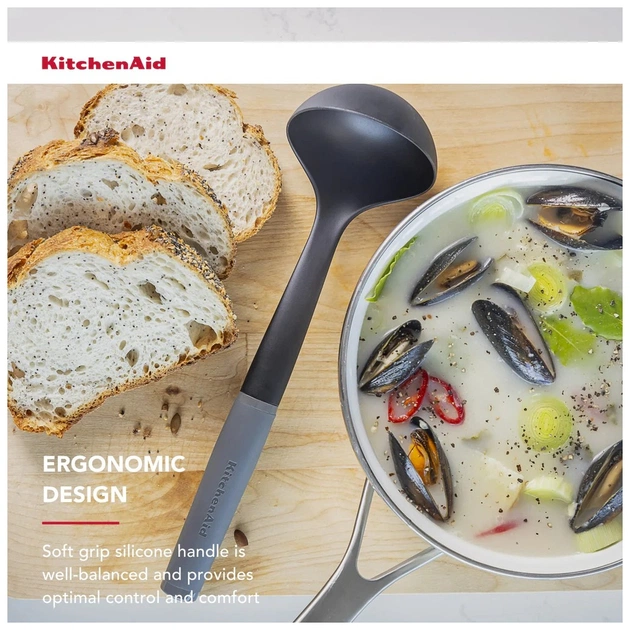 Ополоник KitchenAid Coreline, 31,5 см, сірий (KAS006OHCGG) - picture 5