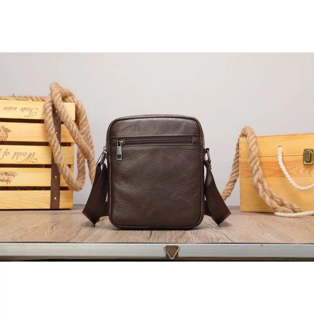 Сумка Vintage Коричнева (14993) - зображення 12