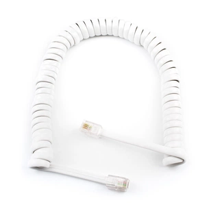 Кабель телефонний Atcom телефонный спиральный 2м RJ9 (17319) picture 1