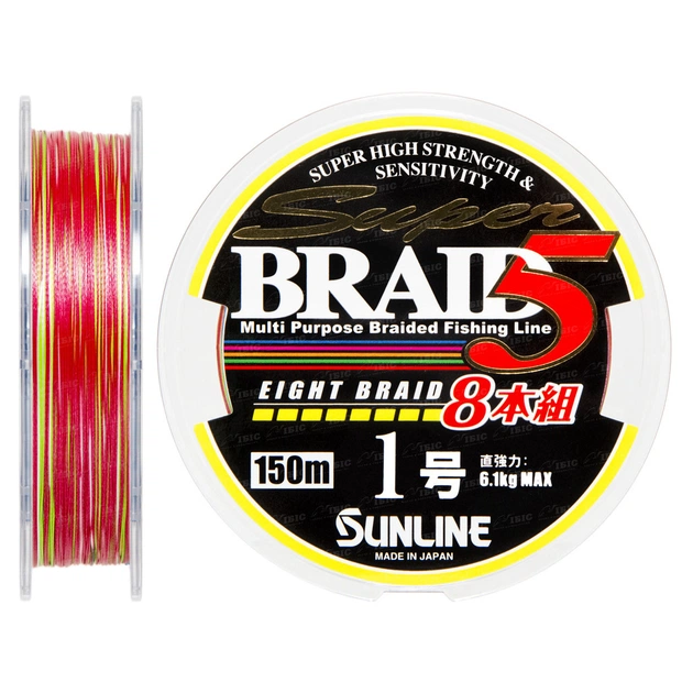 Шнур Sunline Super Braid 5 150m #1.5/0.205мм 8.8кг (1658.05.57) - изображение 1