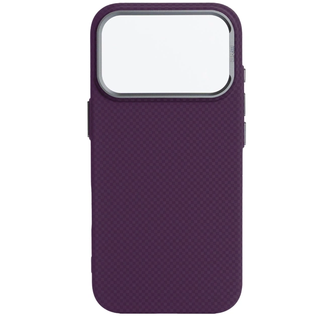 Чехол для мобильного телефона Armorstandart LikeCarbon2 MagCase Apple iPhone 18 Pro / 17 Pro Kevlar Dark Cherry (ARM92539) - изображение 1