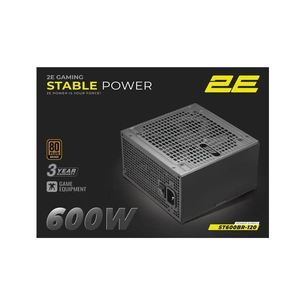 Блок живлення 2E 600W Stable Power ATX3.1 (2E-ST600BR-120) зображення 1